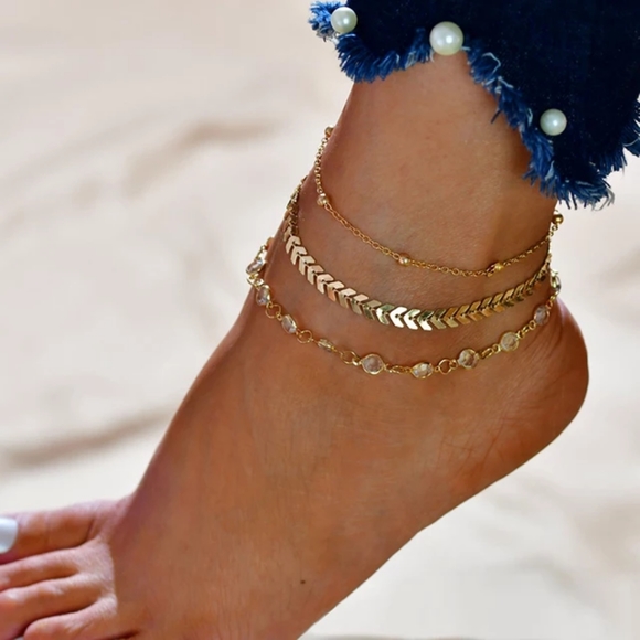 Wanderlust Anklet Set - Picture 2 of 6